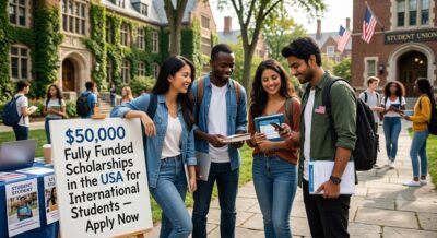 $50,000 Fully Funded Scholarships in the USA for International Students – Apply Now